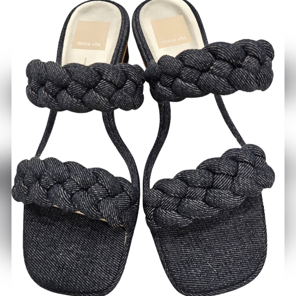 Dolce Vita | Braided Denim Sandals